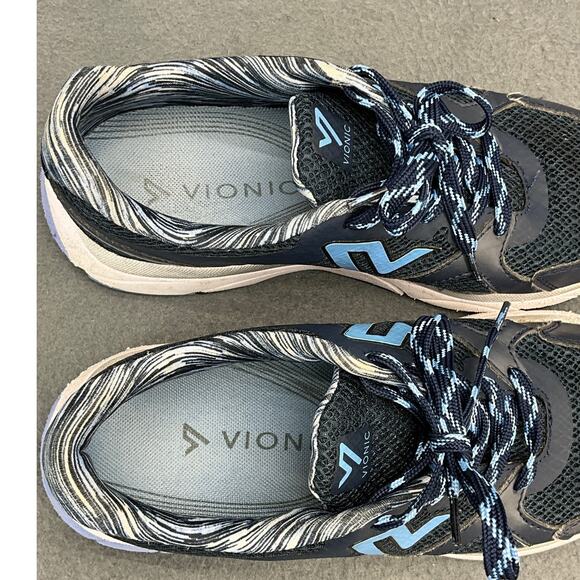 Vionic Satima Blue Athletic Comfort Walking Sporty Lace Up Sneaker Women 8.5 - Picture 7 of 8